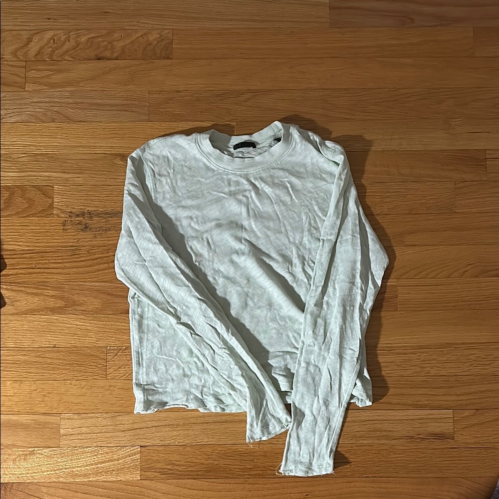 ATM Anthony Thomas Melillo Green Long Sleeve Tee